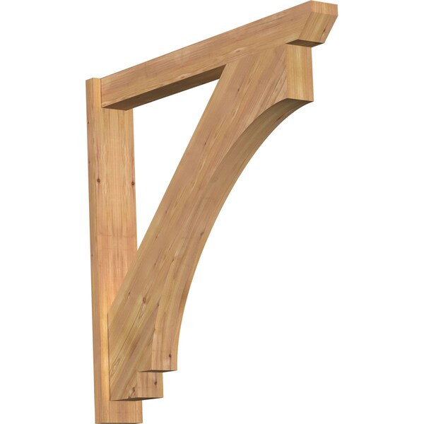 Ekena Millwork Imperial Slat Smooth Outlooker, Western Red Cedar, 5 1/2"W x 40"D x 40"H OUT06X40X40IMP06SWR - main